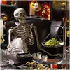 Party Decoration Poseable FL Life Size Halloween Prop Skeleton Holiday DIY DECORATIONS SEP9 Y201006 Drop Delivery Home Garden Festiv DHGM9