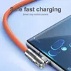 Cell Phone Cables 5pcs 10pcs 120W Super Fast Charge USB To Type C Quick Charger Cable Liquid Silicone Data Line For 231128