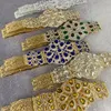 Gürtel Stil Marokko voller Strass Kaftan Gürtel für Frauen benutzerdefinierte Hochzeitskleid Gold Taille Kette verstellbare LängeGürtel