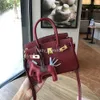 Designer Hbirkins Classic Cutie Sac épaule fille fille en cuir petit mini sac Cross Cross d'été sac à main