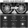 Ny bil DIY -legeringshjul Reparationssatser Ledande allmänna silver Auto Rim Care Dent Scratch Surface Damages Wheel Hub Repair Set