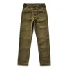 Herrbyxor Saucezhan OG-107 Trötthetsverktyg byxor Militära byxor Vintage Classic Olive Sateen Men's Baker Pants Satin Cotton Fit 231128