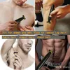 Epilator Electric Body Shaver for Men Women USB Tshaped Blade Trimmer Armpit Leg Chest Belly Bikini Balls Hair Removal 231128