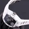 デザイナーRI MLILES LUXURY WATHSメカニカルクールな手首の時計工場RM055デートメンズワインバレルシリーズフルセラミックケーステープスイスムーブメント2023スタイル