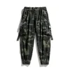 Pants Camouflage Cargo Pants Men modekläder Militär Camo Pants Autumn High Street Japan Style Hip Hop Plus Size Byxor 2022