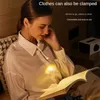 Tischlampen Protect Eye Wiederaufladbares Buchlicht Mini-LED Lesen 3-Stufen Warm Kaltweiß Flexible Easy Clip Lampe Lesenacht