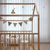 Novelty Items Korean Kids Room Garland Wooden Triangle Flag Wall Hanging Bunting Banner Nursery Baby Shower Birthday Party Nordic Decor 230428