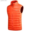 Gilets pour hommes Crocodile hiver chaud vers le bas gilet mâle décontracté blanc canard vers le bas veste sans manches hommes épais ultraléger chaud gilet vêtements 2022 Q231129