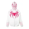 Heren Hoodies Sweatshirts Y2K Spider Hoodie Dames Heren Herfst Casual 3D Print Jas Volledige Zip Up Sweatshirt Harajuku Streetwear Oversized Hood Shirt 231128