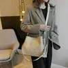 Borsa a tracolla con texture semplice di alta qualità di design di lusso Borsa a secchiello da donna Borsa a tracolla in pelle bovina di nuova moda Borsa da pendolare Borsa a mano Tote Shopping Bag