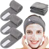 Pinceaux de maquillage pour femmes, bandeau Facial réglable SPA, bandeau de cheveux pour le lavage du visage, accessoires de maquillage en éponge douce