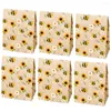Gift Wrap 6pcs Honey Bee Bags Bumble Theme Party Candy Favor For Kids Honeybee Birthday S Baby Shower Supplies