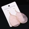 Dangle Earrings Jewelry Natural Gem Stone Dalmatian Jasper Crystal Quartz Long Drop Accessories for Women Gift