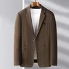 دعاوى الرجال 2023 معطف من ذوي الياقات الراقية للرجال Blazer Slim Fit Spring و Autumn Smart Polyester Blazers M-4XL