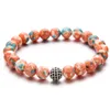Bracelets de charme 8mm Micro boule incrustée motif rose perles de pierre bracelet homme mode femme cadeau pour belle