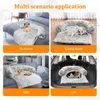 kennels pens VIP Large Dogs Sofa Bed Washable Winter Warm Cat Bed Mat Couches Car Floor Furniture Protector 231129