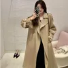 Women's Trench Coats Womens Coat Hundred Fashion Jacket Female Premium Feeling Draped High Quality Comfortable Mid-Length Ladies