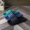 Ofzl Home Shoes Summer Slippers for Household Simple Home Couples Anti Slip Soft Sole Thick Cool Men and Women's Bathrooms