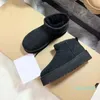 Kvinnor Winter Ultra Mini Boot Australian Boots For Men Real Leather Warm Ankle Fur Booties Shoe Fashion Tide Windtight