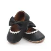 生まれ変わった赤ちゃんのためのファーストウォーカーズビッグボウプリンセスシューズnonslip badebady solid stange moccasins幼児231128