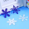 Decorações de Natal 40 PCs/Conjunto de flocos de neve pendente de árvore de Natal festiva