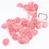 Decorative Flowers 50 Pcs Simulation Rose Head Artificial Wedding Decor Flower Roses Foam Foams For