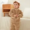 Pękama Dave Bella Boy's Children's Pajamas Suit Zimowe zestawy do snu Zestawy mody swobodny Wygodne DB4237994 231124