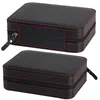 Watch Boxes Cases 2 4 6 8 10 12 Slots Portable Watch Box Zippered Watch Display Storage Travel Watch Collector Case for Business Trips and Gift 231128