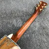 Cutaway All Koa Wood 41 بوصة D جيتار صوتي على طراز ، أعلى جودة من أبلون تطعيم الأبنوس في الأصابع Guitarra