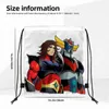 Borse per la spesa Goldrake UFO Robot Grendizer e Actarus con coulisse da viaggio impermeabile per organizzare la borsa in corda tascabile