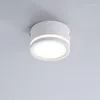 Światła sufitowe Dimmowalne okrągłe niebo w dół światło LED Spot 7W/9W/12W/15W w stylu nordyckim oświetlenie domowe AC85-265V