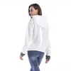 Rennjacken Damen Hoodie mit Tasche Übergröße Lässiger lockerer Pullover mit Kapuze Sweatshirt Mantel einfarbig Pullover Radfahren Sportbekleidung