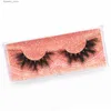 Falska ögonfransar 3D Mink Lashes Crisscross Mink False Eyelashes Cruelty Free Mink Eyelashes Makeup Eyelashs Extension Återanvändbara fransar för parti Q231129