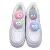 Accessoires voor schoenonderdelen 1PCS Elf Furball Sport Veters Decoraties Dames Sneakers Schoenveters Bedels Schoenen Gesp Decoratieve AF1 Accessoires voor meisjes 231128