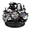 Studio Ghibli Totoro horloge murale dessin animé mon voisin Totoro disque vinyle horloges montre murale décor à la maison cadeau de noël pour les enfants Y331D