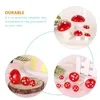 Festive Supplies 30 Pcs Plug-in Mushroom Cake Insert DIY Decor Mini Figurines Statue Pick Cupcake Picks Foam Inserts Baby Miniture