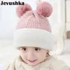 Chapéus de inverno crianças balaclava chapéus de malha bebê meninas e meninos chapéu com forro de lã quente bonito orelhas de gato chapéus para crianças ht073 231129