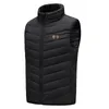 Vestes pour hommes Gilet chauffant Hommes Manteau d'hiver Vêtements chauds avec chauffage sans manches Veste chauffante extérieure Hommes USB dans les vêtements d'extérieur Bodywarmer 6XL 231128