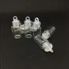1-ml-Fläschchen, Klarglas-Wunschfläschchen mit Kunststoffstopfen, Mini-Glasflasche, leere Probengläser, klein, 22 x 11 mm (Höhe x Durchmesser), niedlicher Bastel-Wunschbott Wwrj