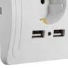 Kökskranar 1.5A/2A Dual USB Ports Wall Charger Power Adapter Socket Outlet Panel EU Plug Mount