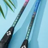 Autentica racchetta da badminton autorizzata interamente in fibra di carbonio, ultraleggera, professionale, durevole, singola e doppia racchetta KUMPOOO