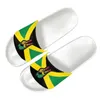 Pantoufles sans personnalité été sandales adulte créatif jamaïque drapeau impression mode dames maison toboggan pantoufle salle de bain chaussure