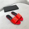 Dam lyxsandaler Designe Tofflor Sliders Slide Lackläder Guldton Trippelsvart Nuede Eed Dammode Dammode Fest Bröllopskontorssandal Storlek 35-42