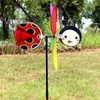 Garden Decorations Bee Six Colors Three-dimensional Windmill Cartoon Children Toys Home Yard Decoration Outdoor Classic Toy Kids