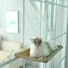 Cat Beds Cute Hammock Hanging Comfortable Sunny Seat Window Mount Pet Product Soft Shelf Supplies Detachable Bearing 17.5kg