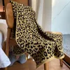 Towel 32 Combed Cotton Set Retro Romantic Leopard Print Bath Beach Home Cleaning Appliance