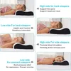 Kissen Memory Foam Zervikalkissen Orthopädisches Konturkissen zur Linderung von Nacken- und Schulterschmerzen Ergonomische Nackenstütze Schlafbett 231129