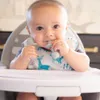 Tassen Geschirr Utensilien 2 Teile / satz BPA-frei Silikon Mini Gabel Löffel Baby Lernen Feste Nahrung füttern Kindergeschirr Trainingsutensilien für Neugeborene P230314
