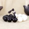 Strand White Jade Bodhi Ebony Yin And Yang Beads Buddhist Hand String Bracelet Calligraphy Men Bagua Ornaments Decorative Jewelry