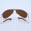Sunglasses Metal Folding Polarized With Case Men Gun Shade Sun Glasses Eyeglasses Male Spectacles Summer Gafas